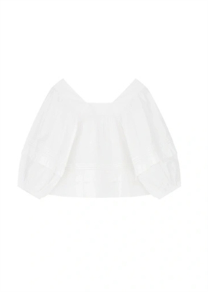 Alice bluse Optic White Skall Studio 